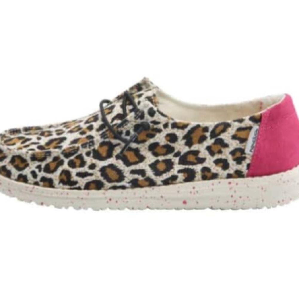 Hey Dude Youth Cat Cheetah Shoes
